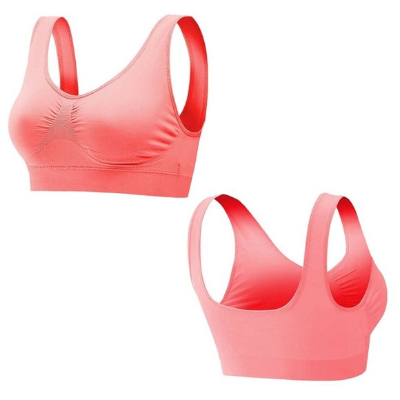 Yoga 3Pack Sport Bras Seamless Wire Free Weight Support Tank - Picture 13 of 16